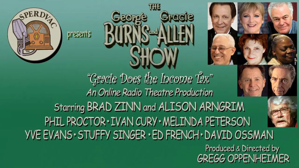 Burns & Allen - Gracie does the income tax